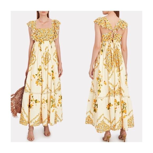 Farm Rio Cashew Crossed Back Dress - Picture 15 of 16